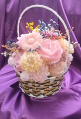 PEMBE MUM SEPETİ