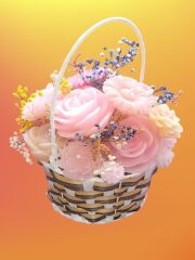 PEMBE MUM SEPETİ